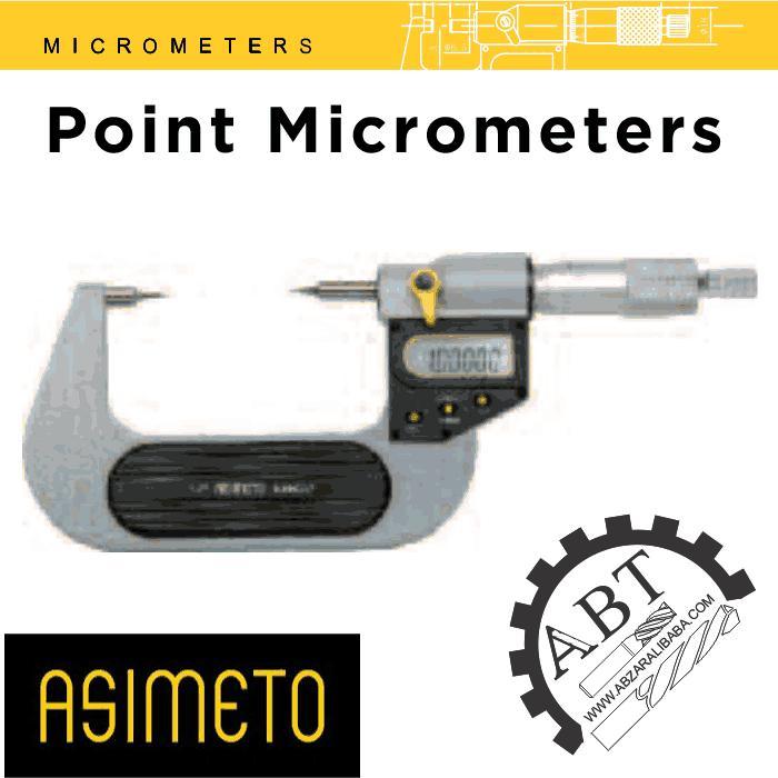 میکرومتر دیجیتال آسیمتو مدل نقطه