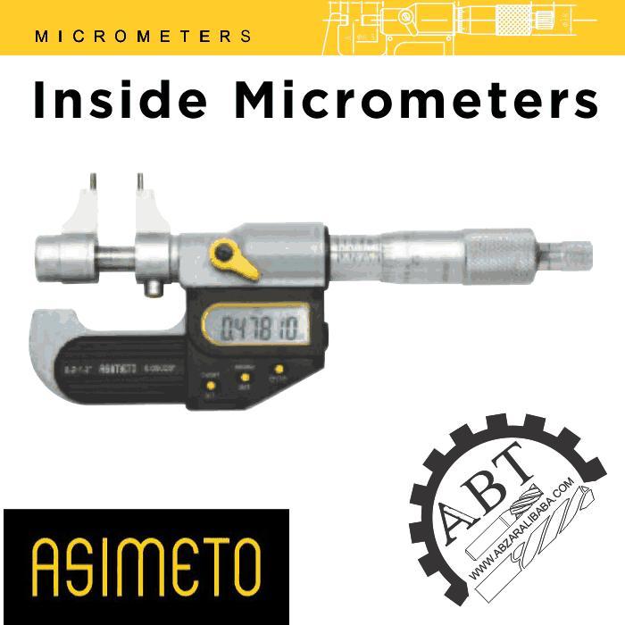 میکرومتر داخل سنج دیجیتال آسیمتو